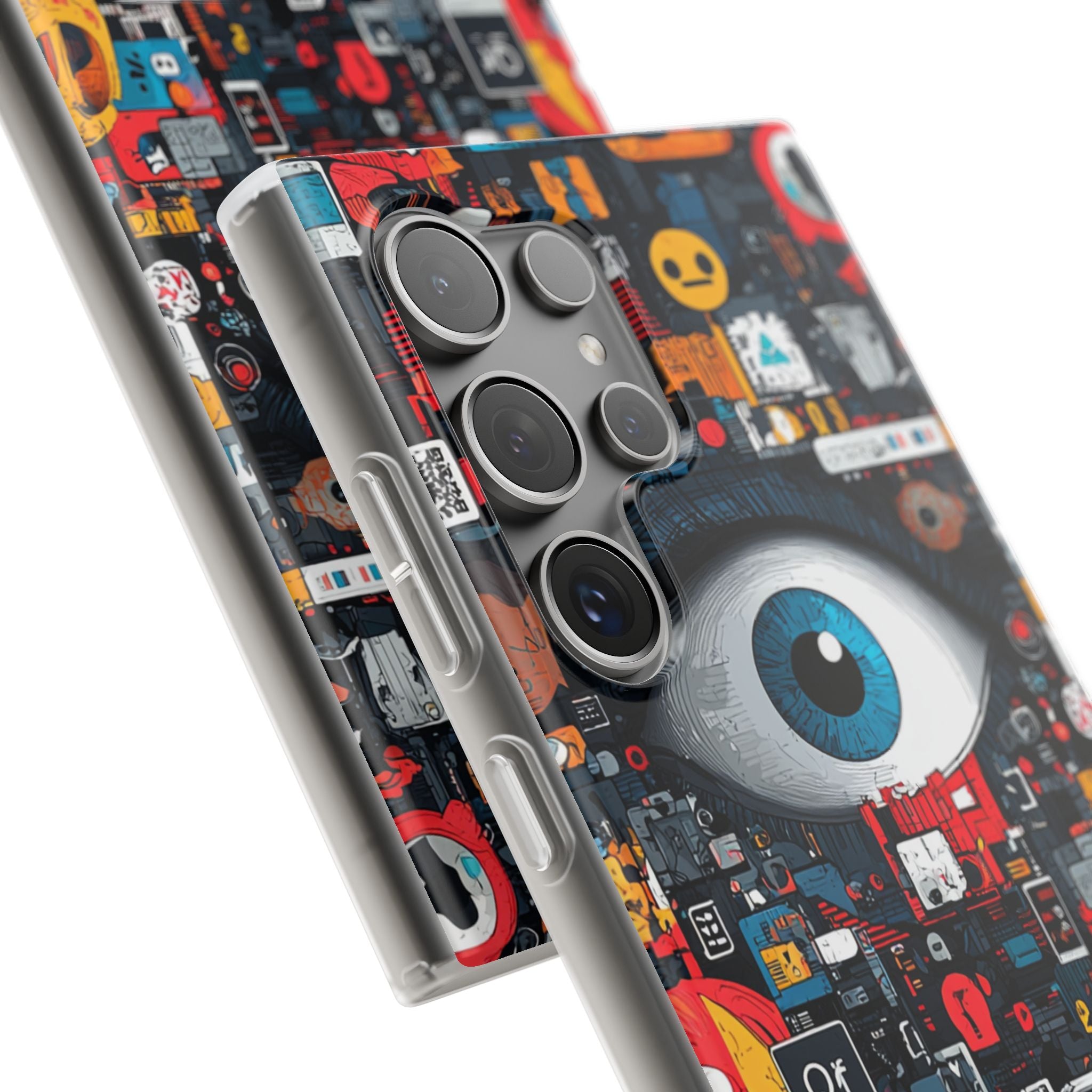 Digital Eye Blue Samsung S24 Ultra Case - Soft