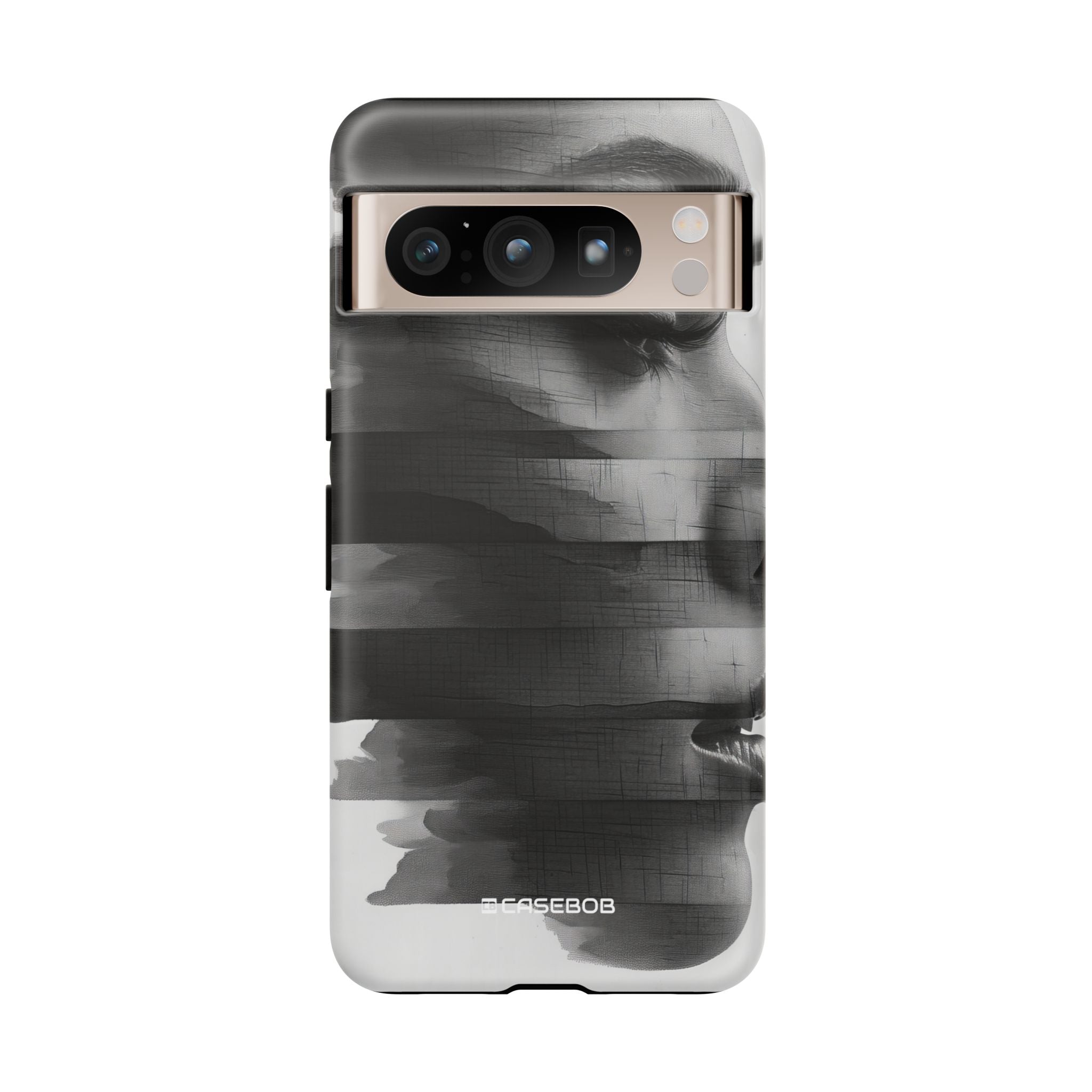 Abstract Glitch Portrait - Phone Case for Google Pixel