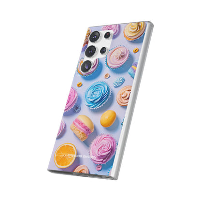 Pastel Whimsy Desserts - Flexi Samsung S23 Phone Case