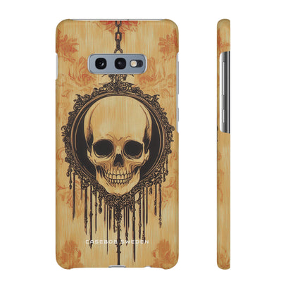 Gothic Skull Elegance Samsung S10 - Slim Phone Case