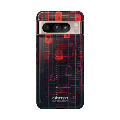 Cyber Locks Grid Google Pixel 8 - Tough