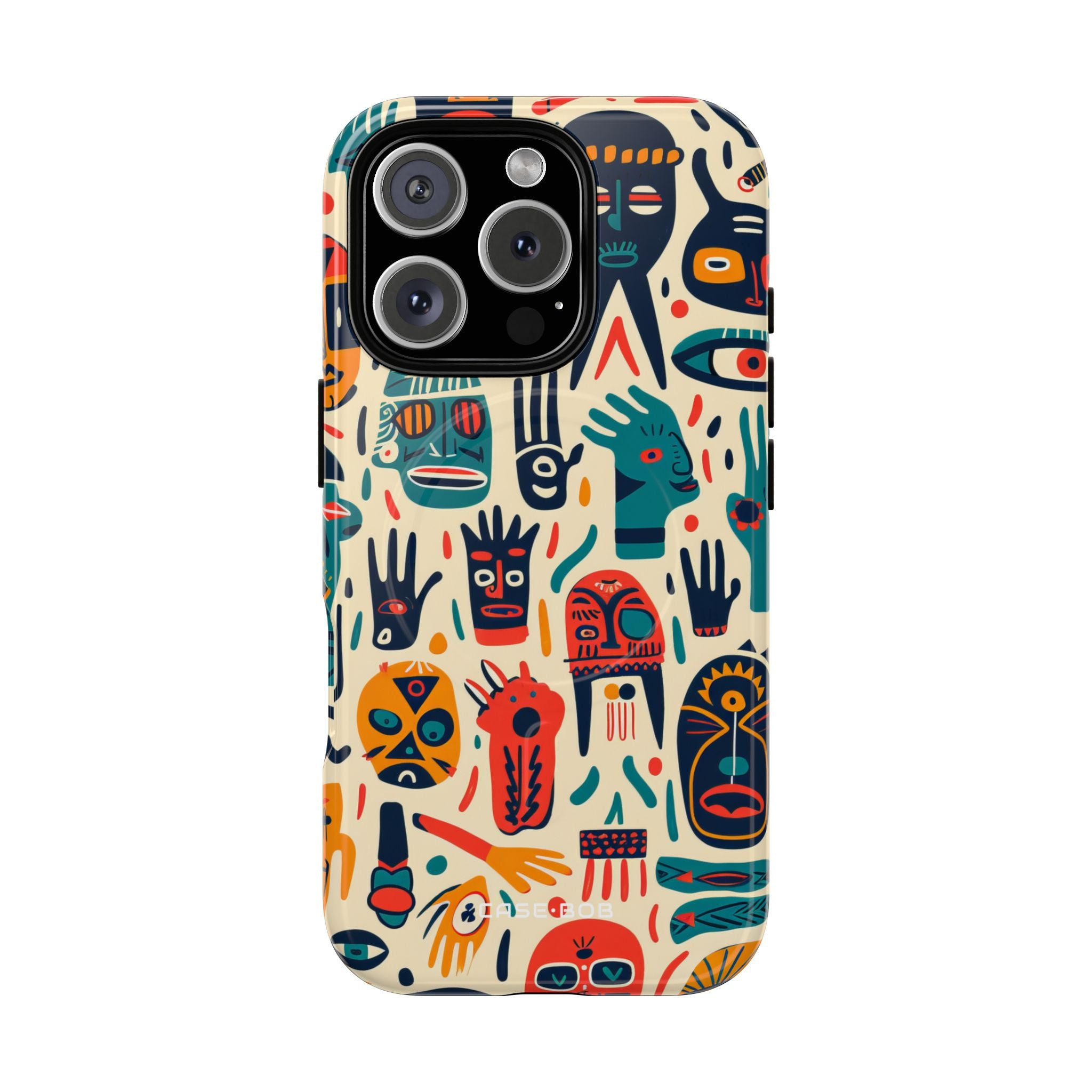 Vivid Faces iPhone 16 Pro Case - Tough+