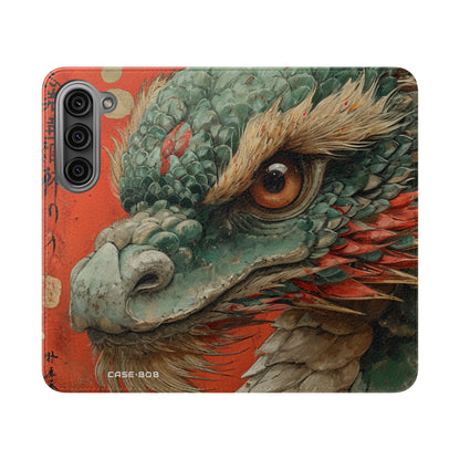 Drakenblik Crimson - Samsung S23 Case - Portemonnee