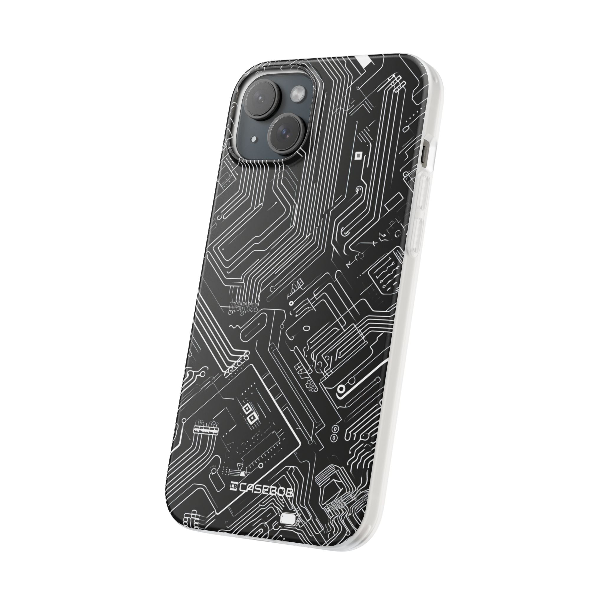 Cyber Circuitry Art | Flexible Phone Case for iPhone