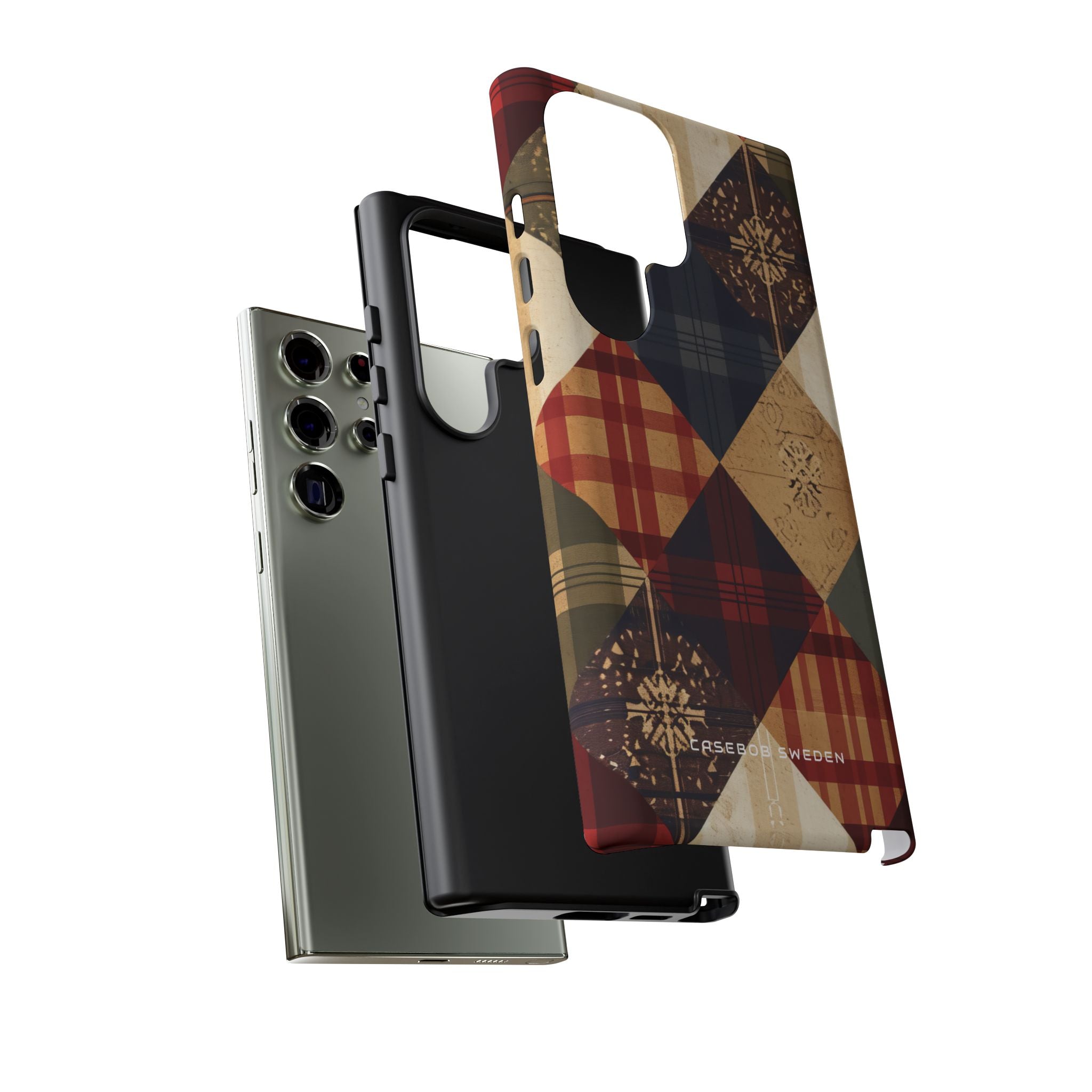 Rustic Geometric Patchwork Harmony Samsung S23 - Tough Phone Case