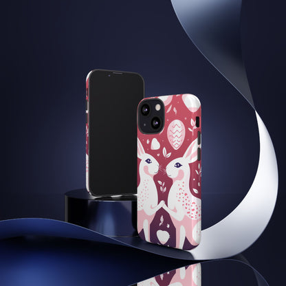 Rabbits Share Joy - iPhone Case
