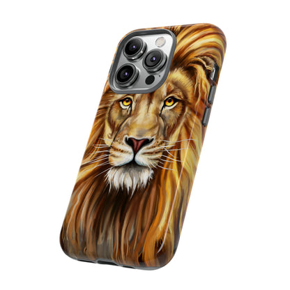 Lion head Digital Painting - Protective Phone Case