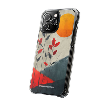 Gray Sunscape - Clear Impact iPhone 14 Phone Case