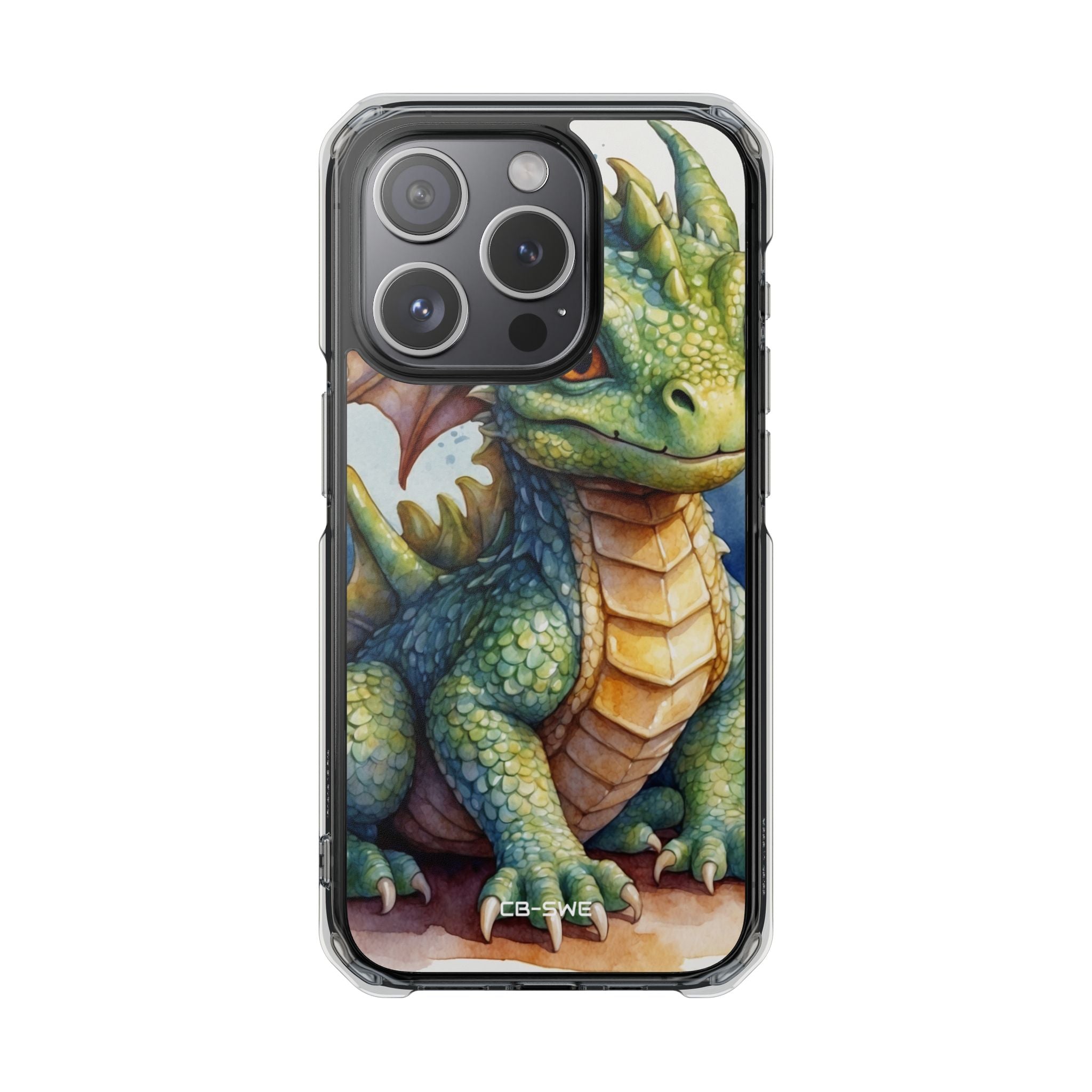 Green Dragon Smiles iPhone Case - Impact