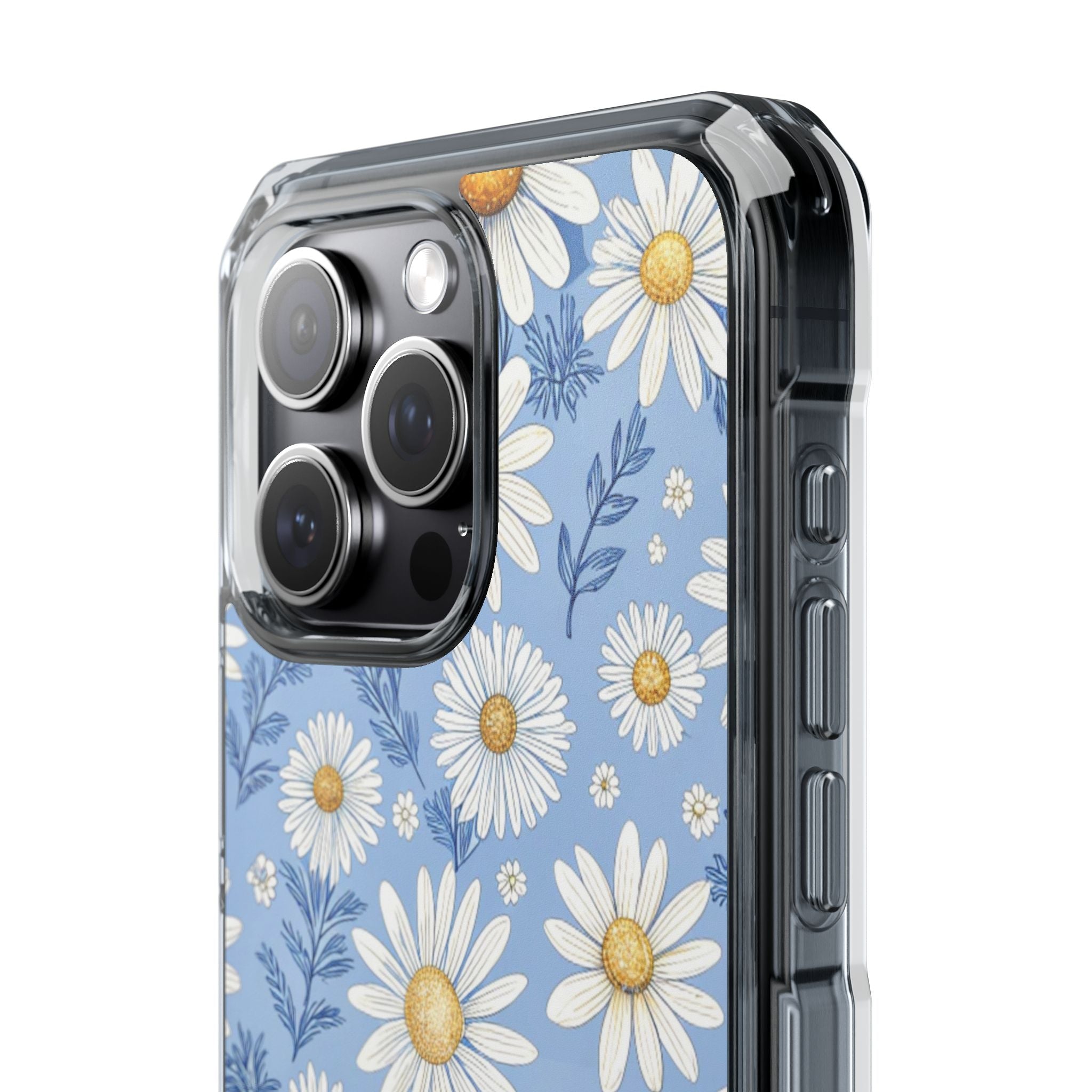Daisies On Blue iPhone Case - Impact