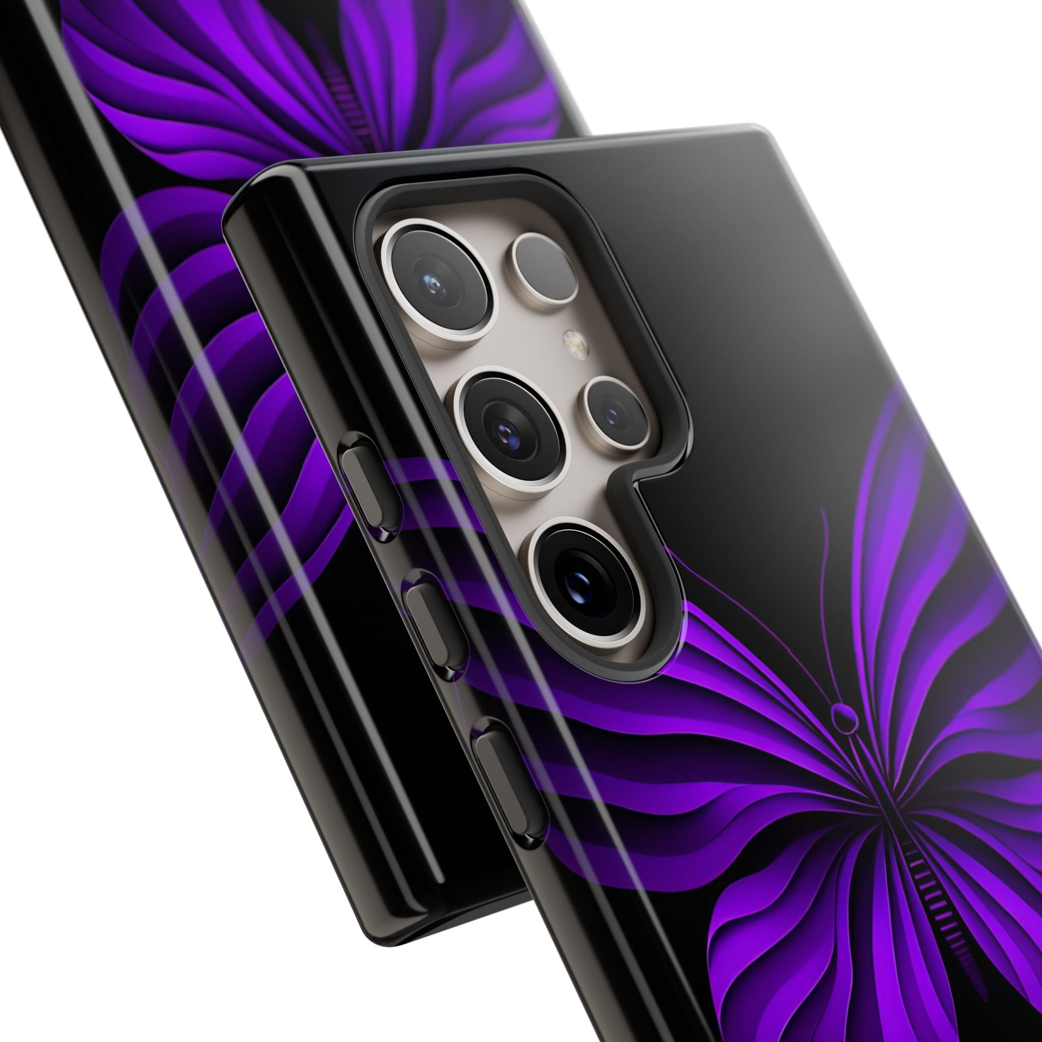 Violet Monarch Samsung S24 Ultra Case - Tough