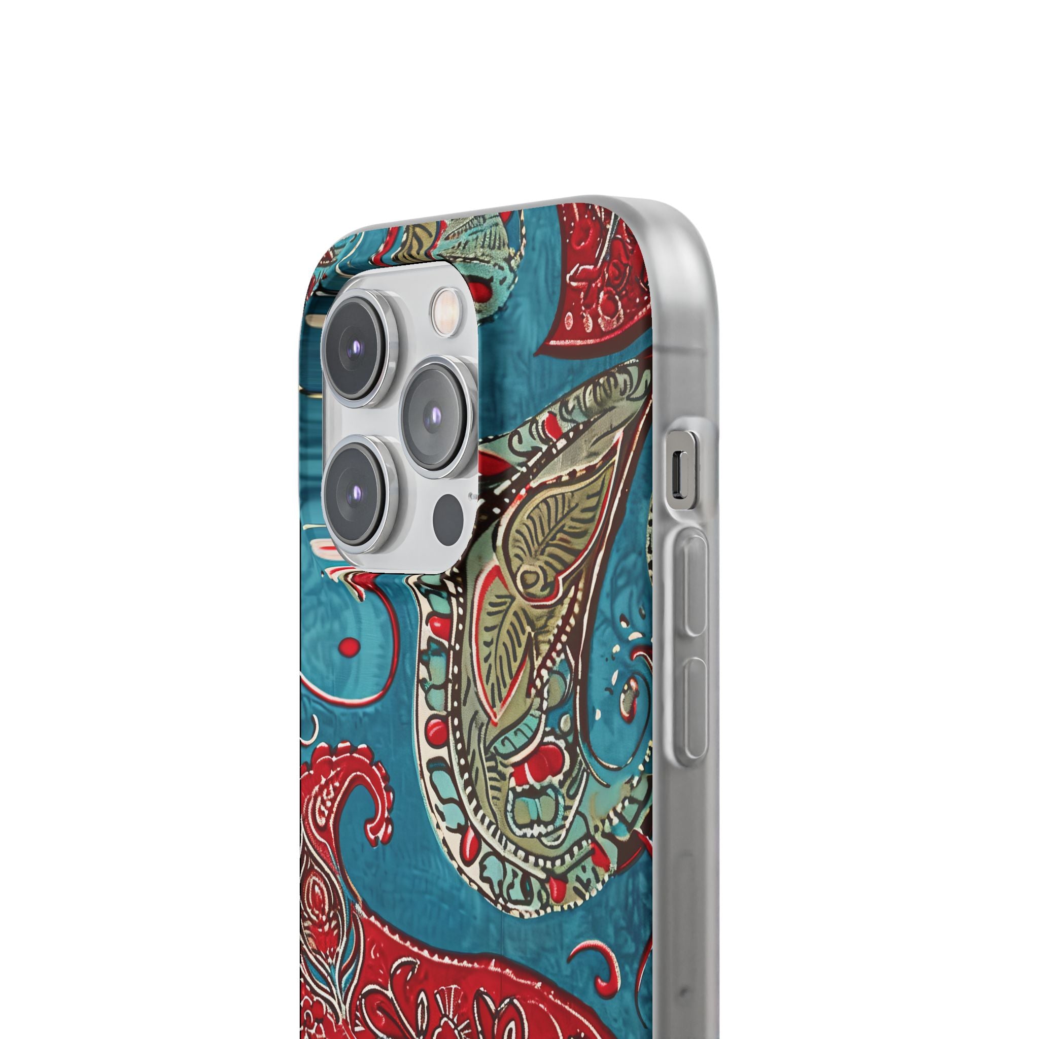 Vintage Paisley Elegance iPhone 14 - Flexi Phone Case