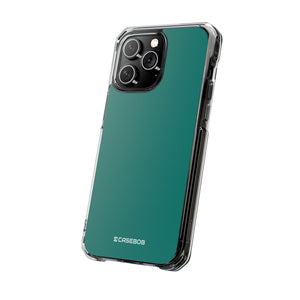 Kieferngrün | Handyhülle für iPhone (Clear Impact Case – magnetisch)