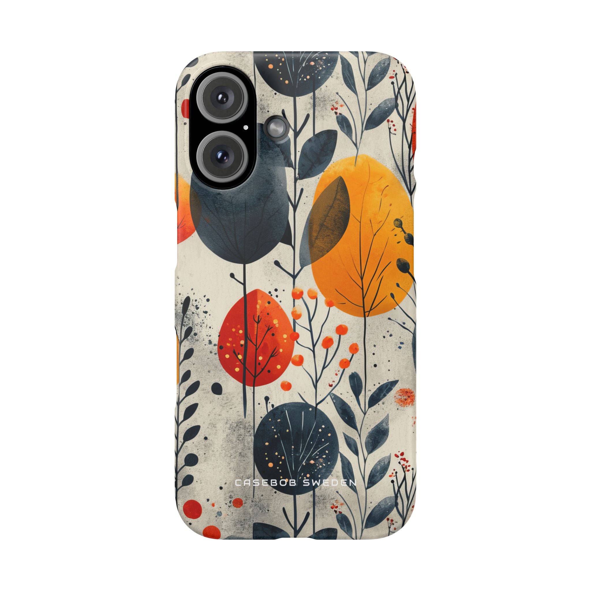 Vibrant Leaf Harmony iPhone 16 - Slim Phone Case