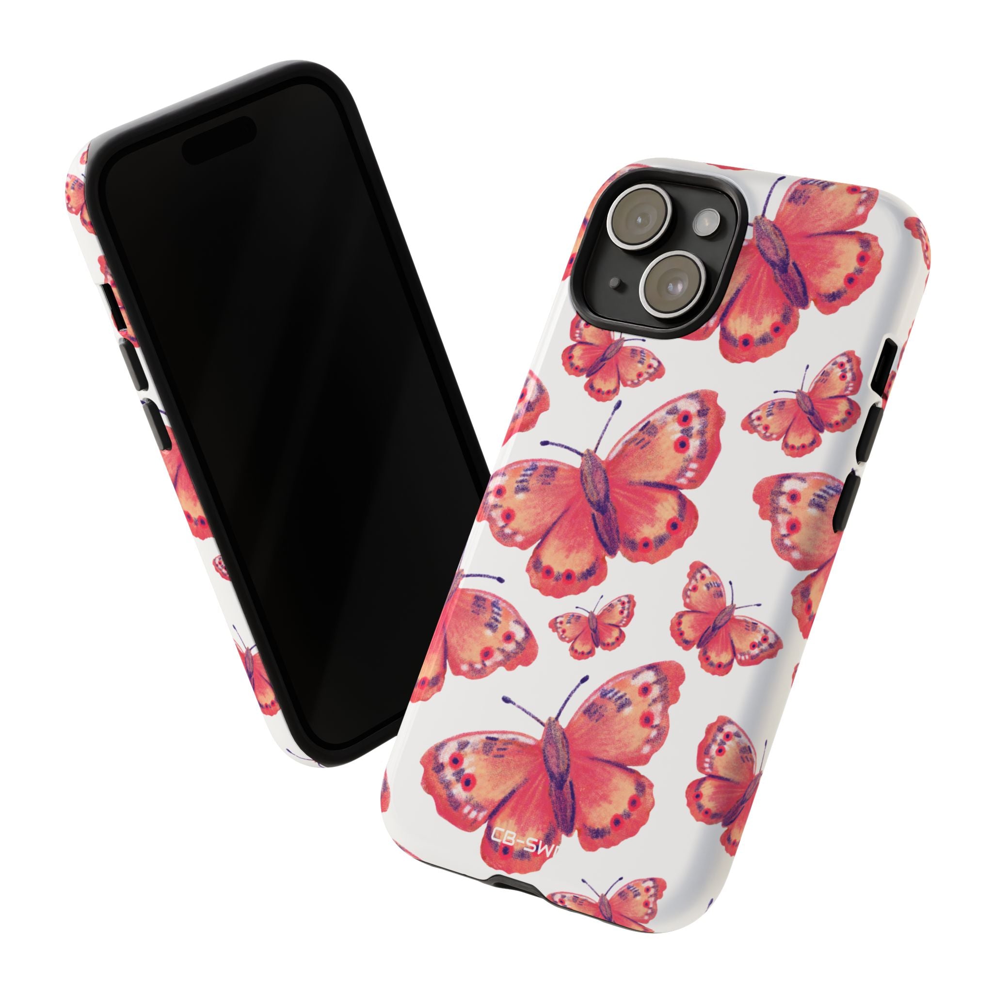 Vibrant Butterfly Dance - iPhone Case