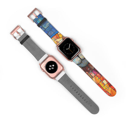 Sunglass Llama Mosaic - Watch Band