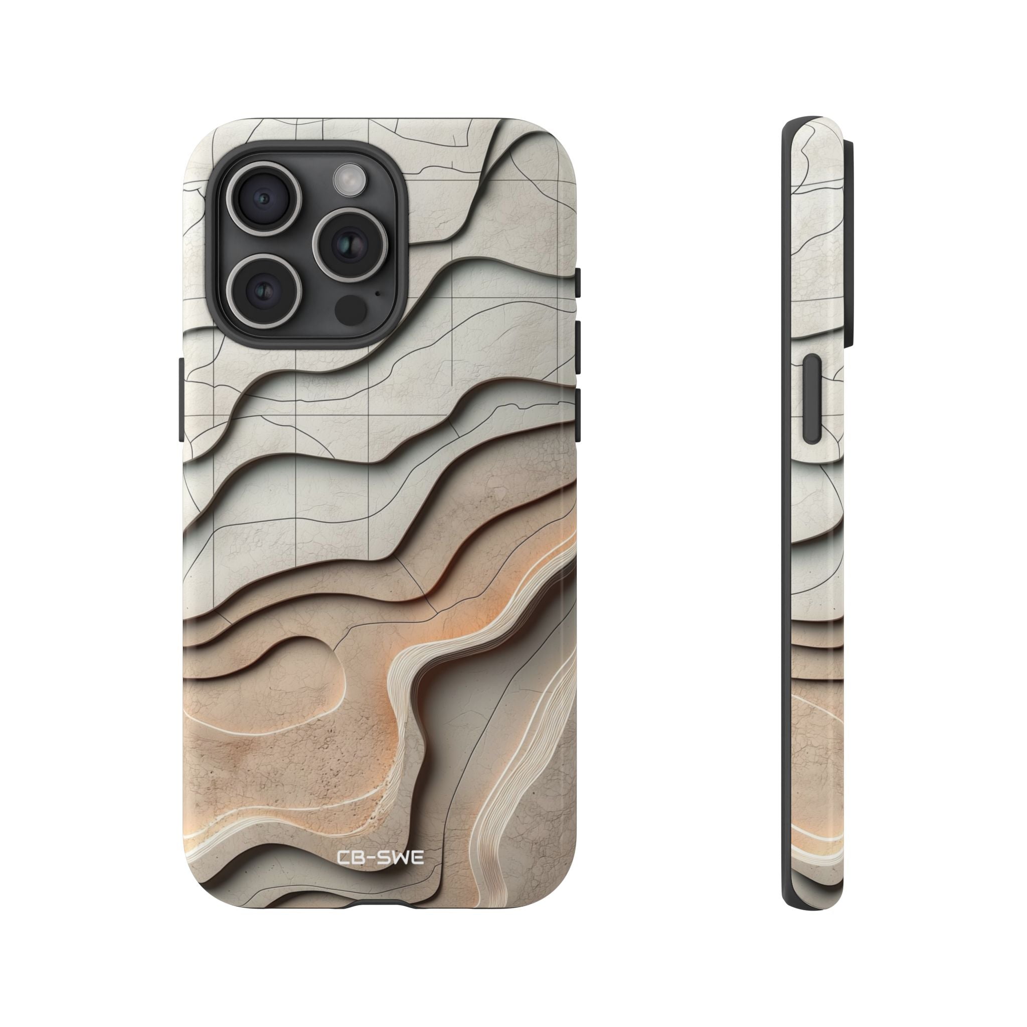 Waves Embrace Earth - iPhone Case