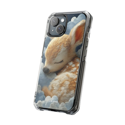 Dreaming Fawn Sleeps iPhone Case - Impact