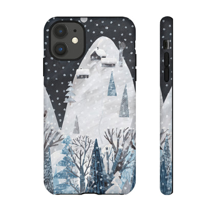 Cute Winter Landscape - Protective Phone Case