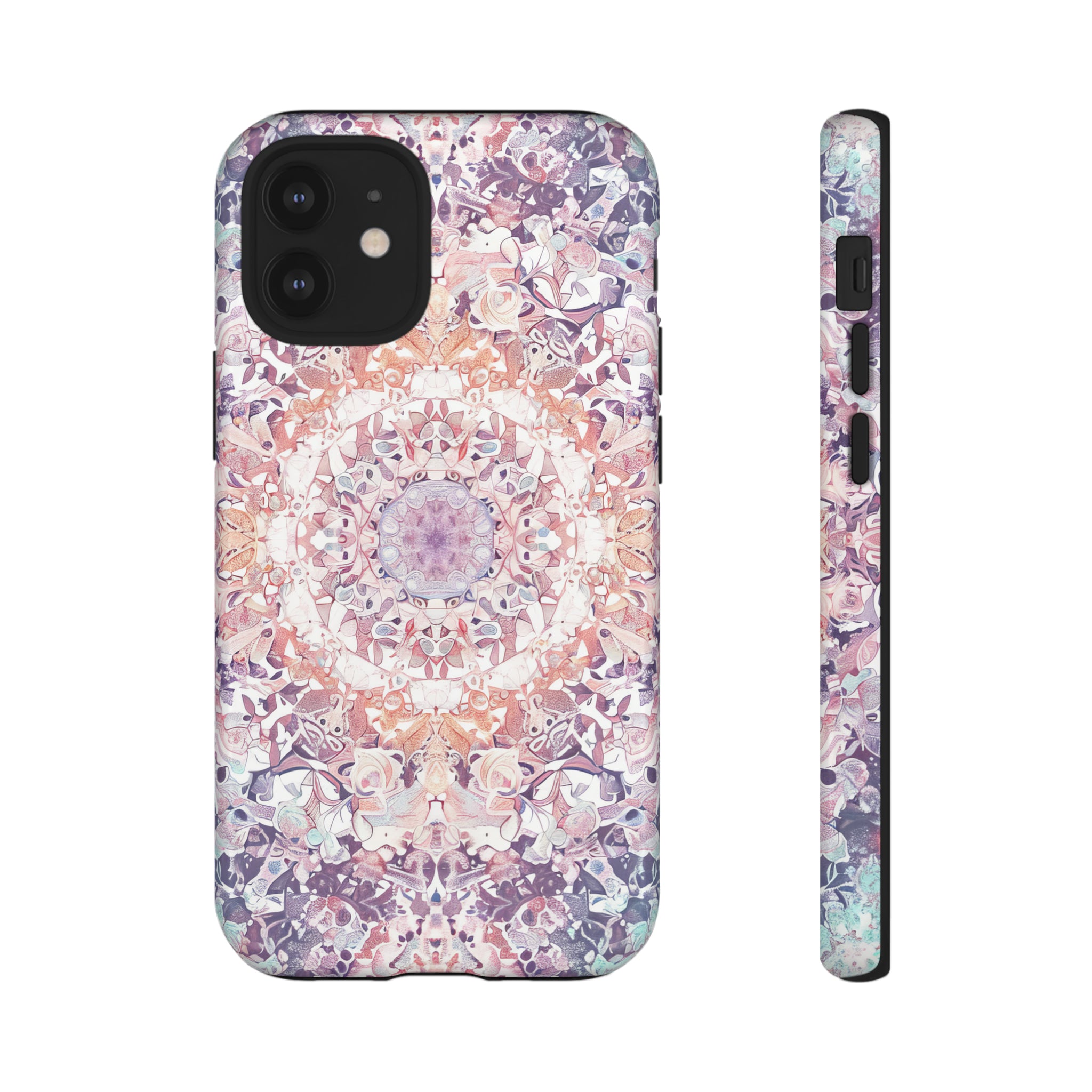 Symmetric Mandala Harmony - Protective Phone Case