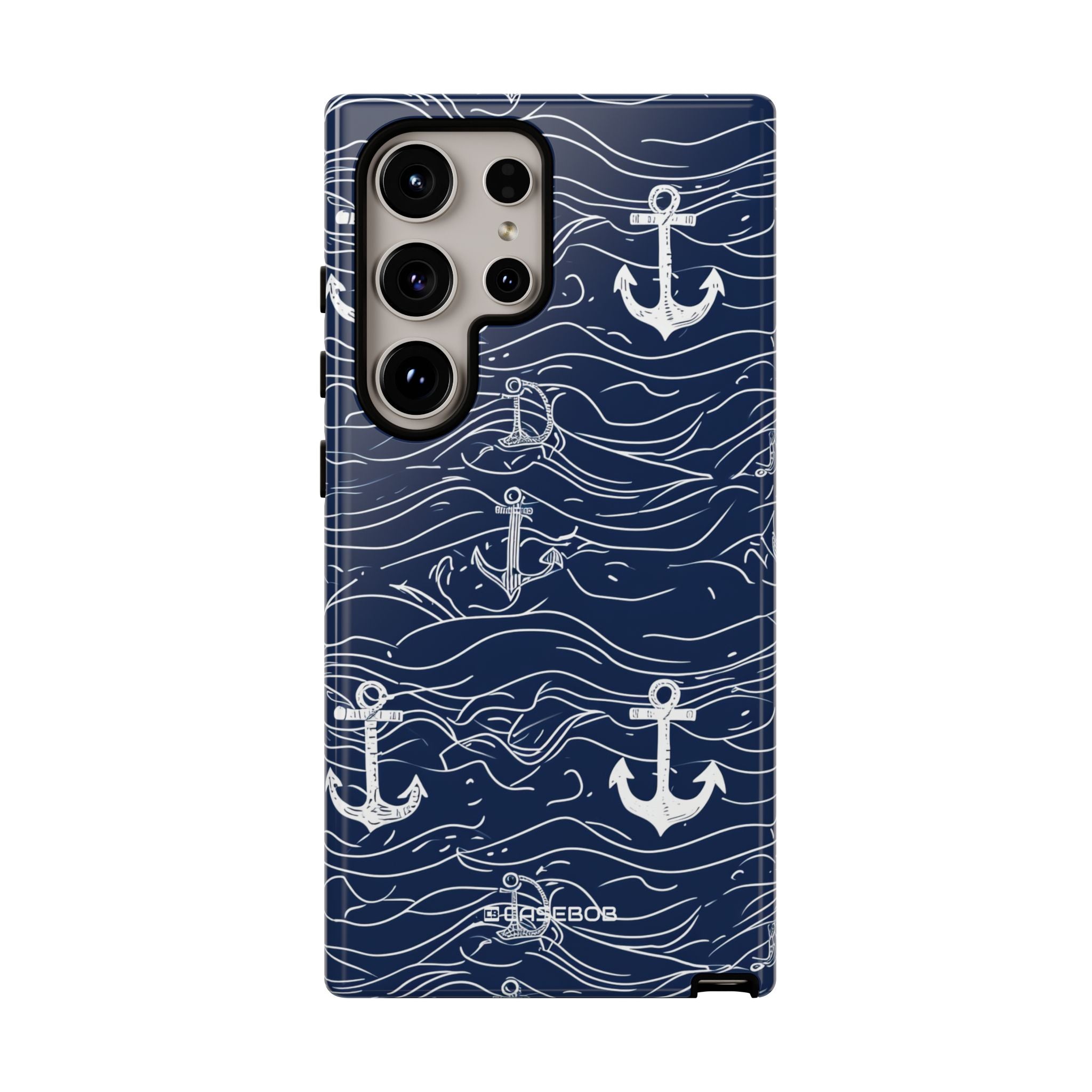 Nautical Whimsy: Anchors and Waves - For Samsung S24