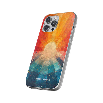 Sunburst Energy - Flexi iPhone 14 Phone Case