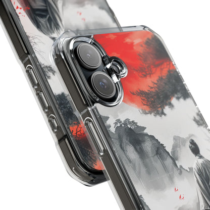 Zen Harmony: Japanese Serenity in Motion iPhone 16 - Clear Impact Phone Case