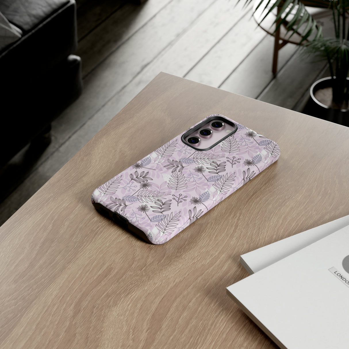 Purple Leaf - Protective Phone Case