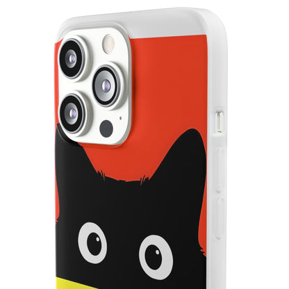Peekaboo Cat Crimson iPhone 13 Pro - Soft