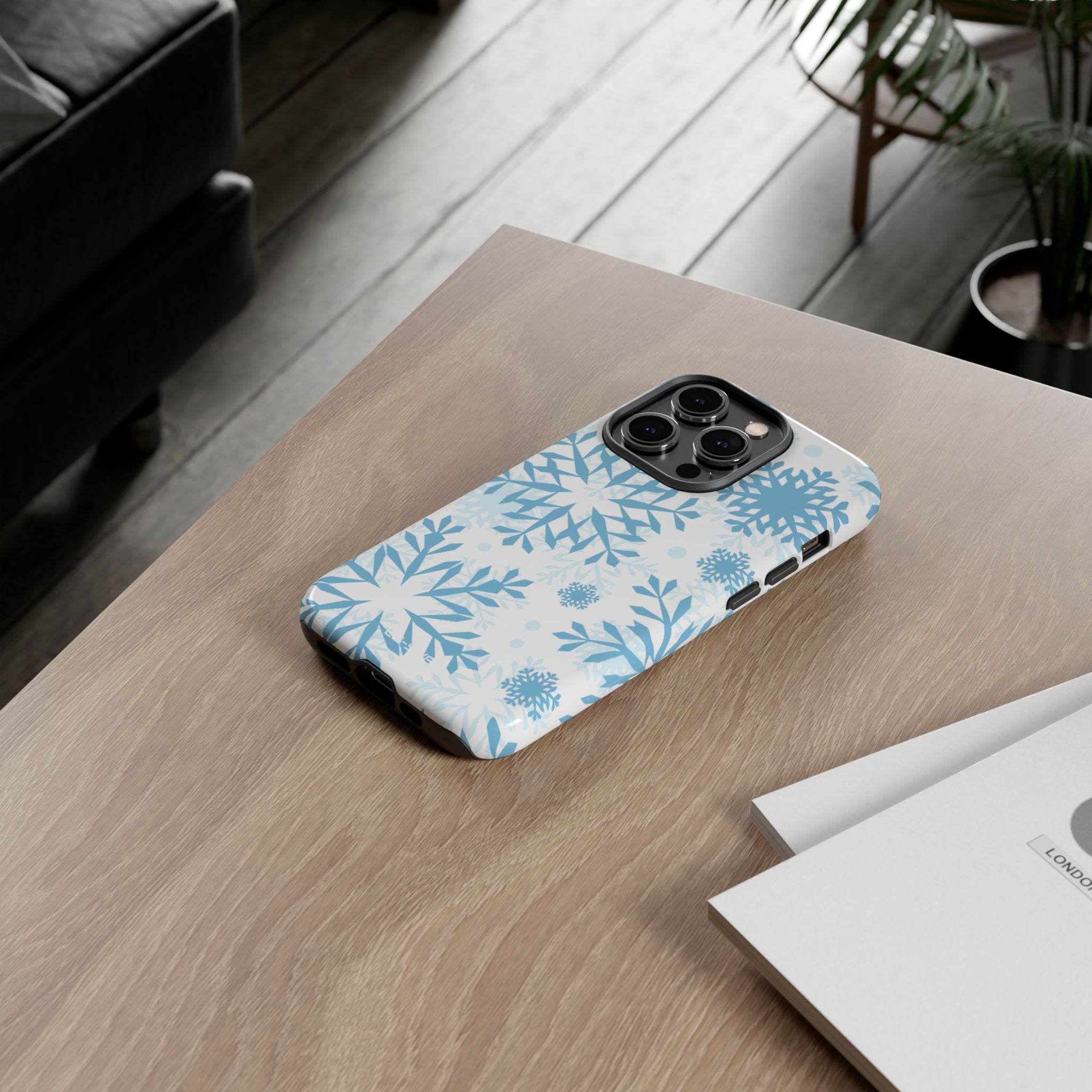 Winter Snowflake Symphony - iPhone Case