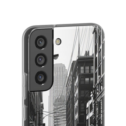 Noir Urban Serenity | Flexible Phone Case for Samsung Galaxy