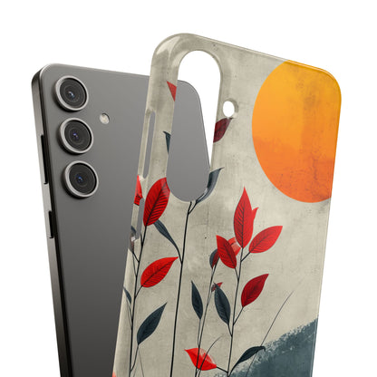 Gray Sunscape - Slim Samsung S24 Phone Case