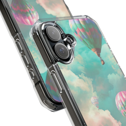 Pastel Balloon Adventure - Clear Impact iPhone 16 Phone Case