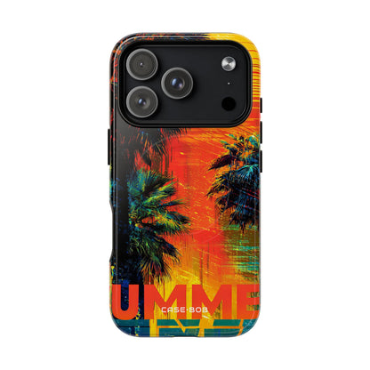 Tropical Sunburst iPhone 17 Pro Case - Tough+