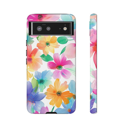 Vibrant Floral Impression - Google Pixel Case