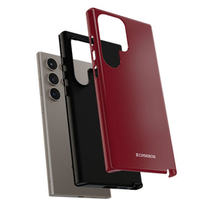 Burgundy Elegance: Minimalist Sophistication - For Samsung S24