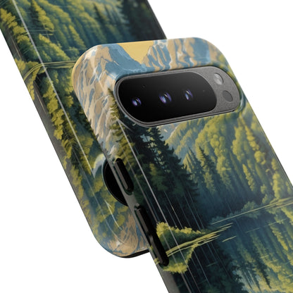 Mountain Peaks Reflect - Google Pixel Case