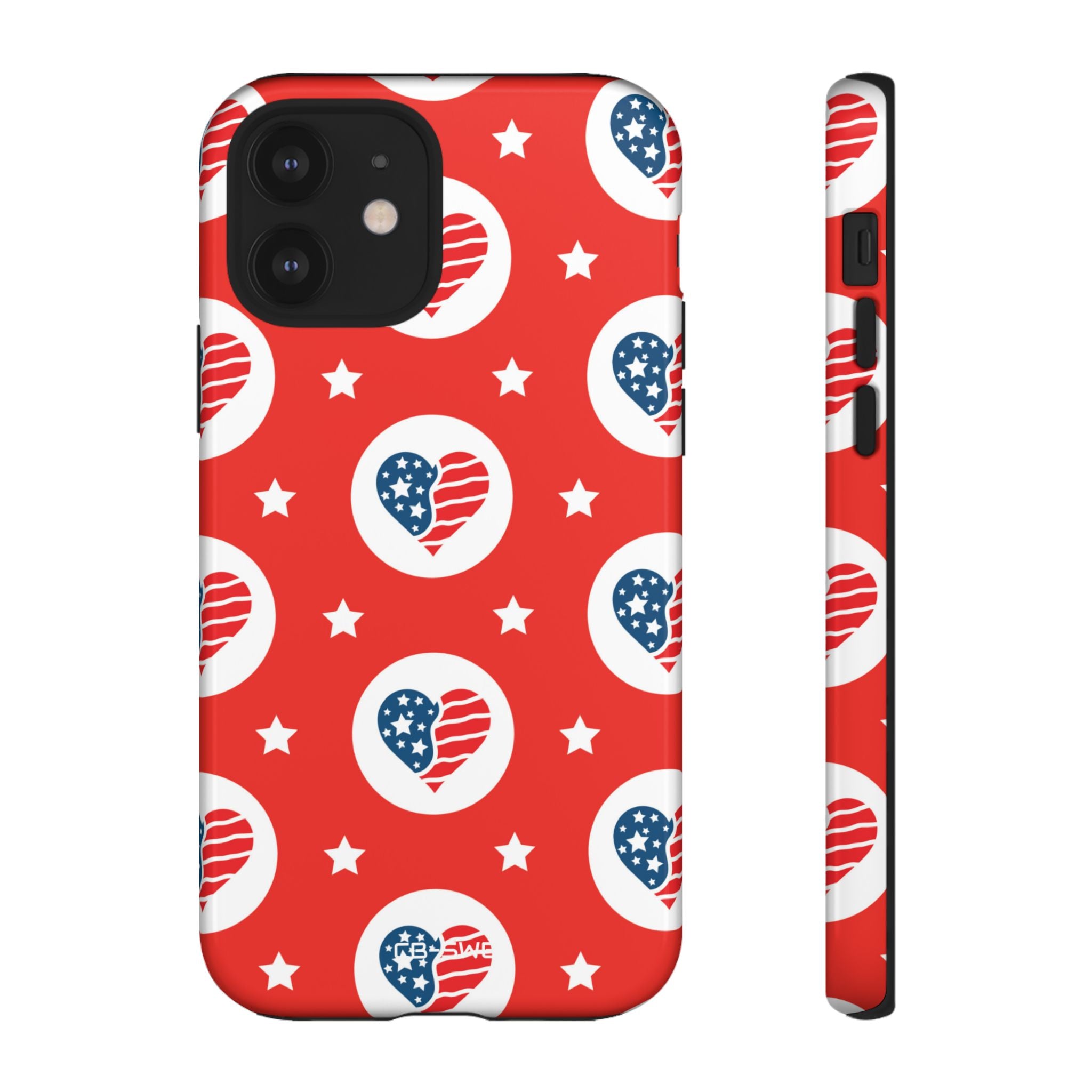 Hearts Celebrate Freedom - iPhone Case