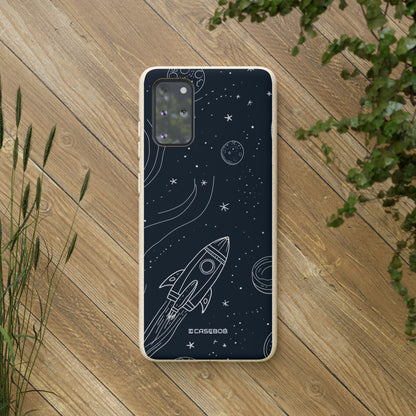 Cosmic Doodle Adventure | Biodegradable Phone Case