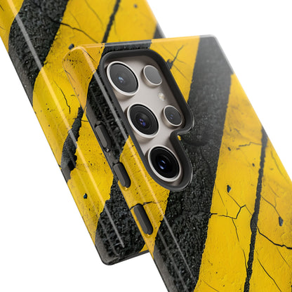 Cracked Hazard Lines - Samsung Case