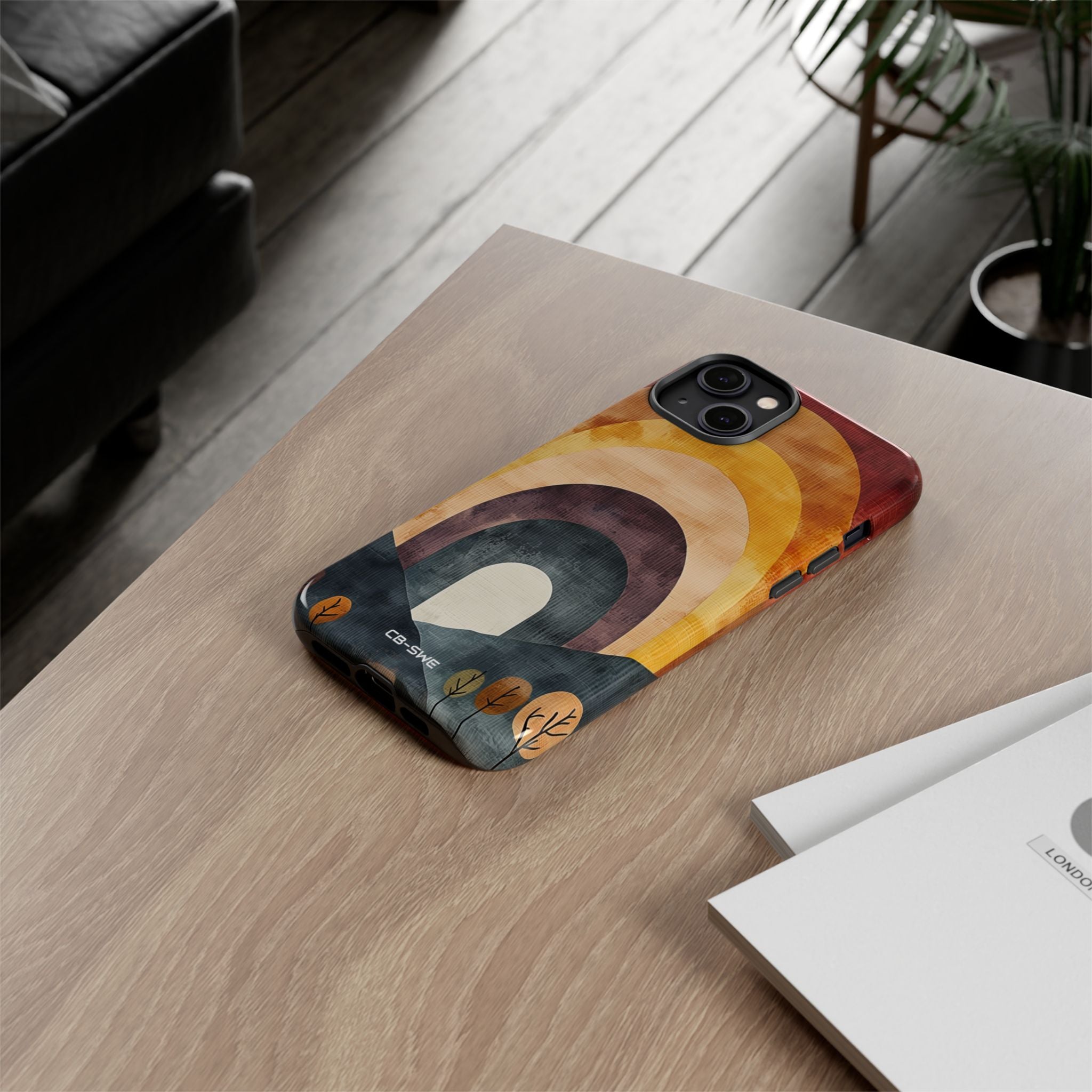 Earthy Arches Embrace - iPhone Case