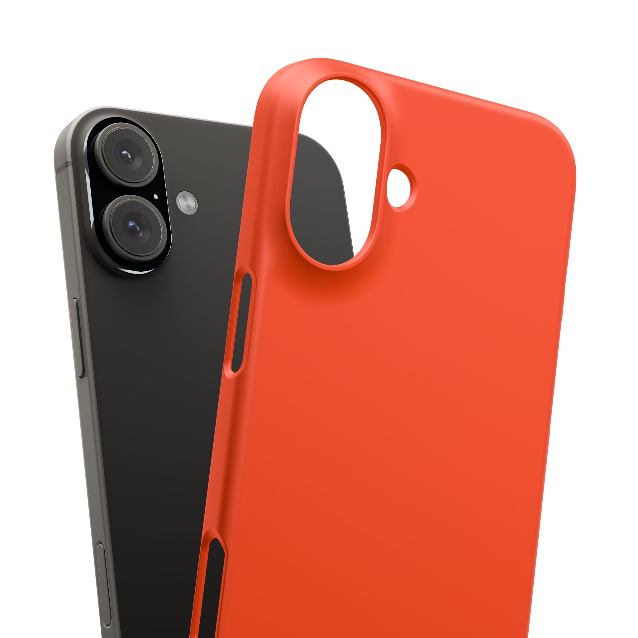 Orange Red iPhone 16 - Slim Phone Case