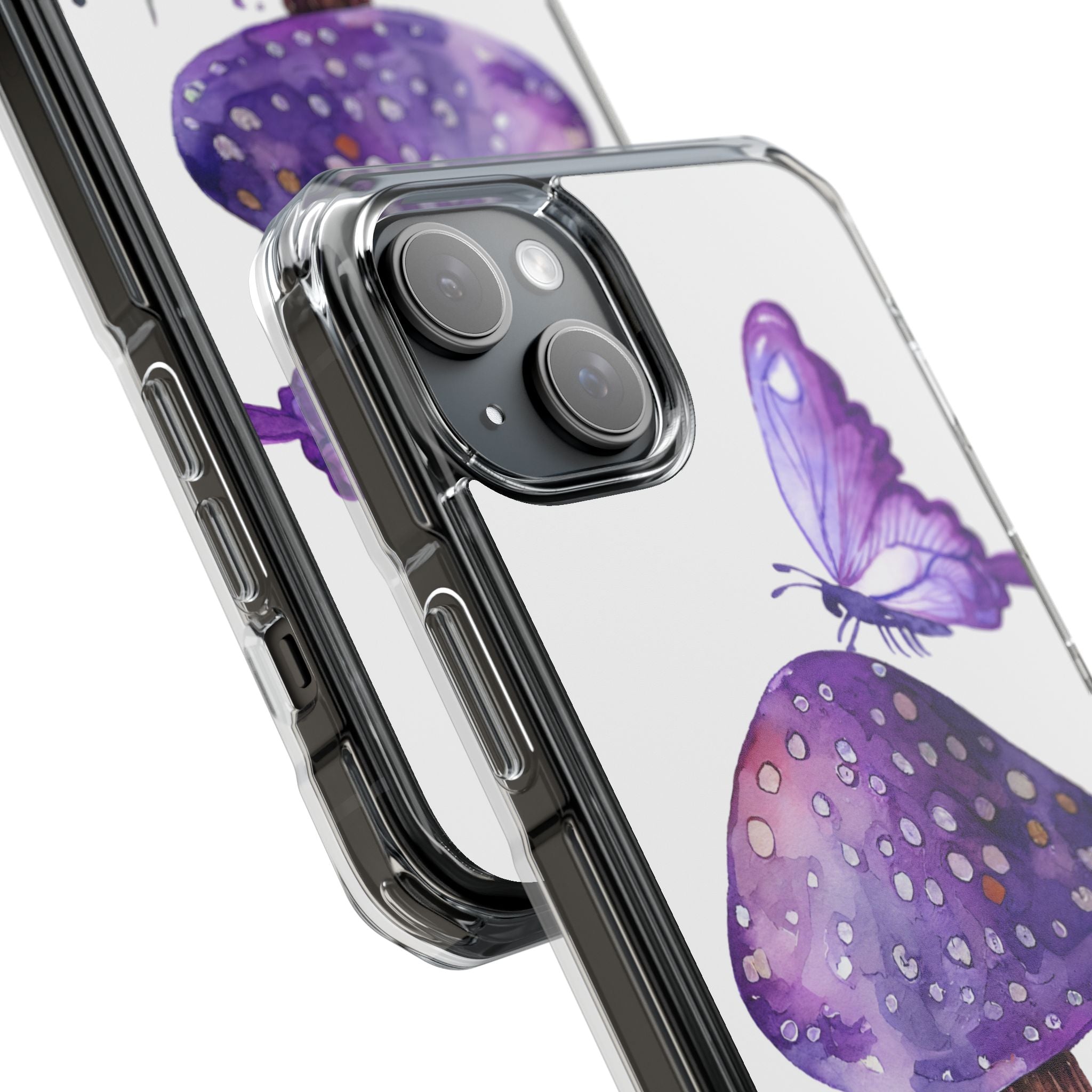 Whimsical Butterfly Perch iPhone Case - Impact