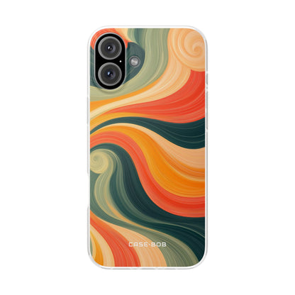 Swirling Ember iPhone 16 Plus Case - Soft