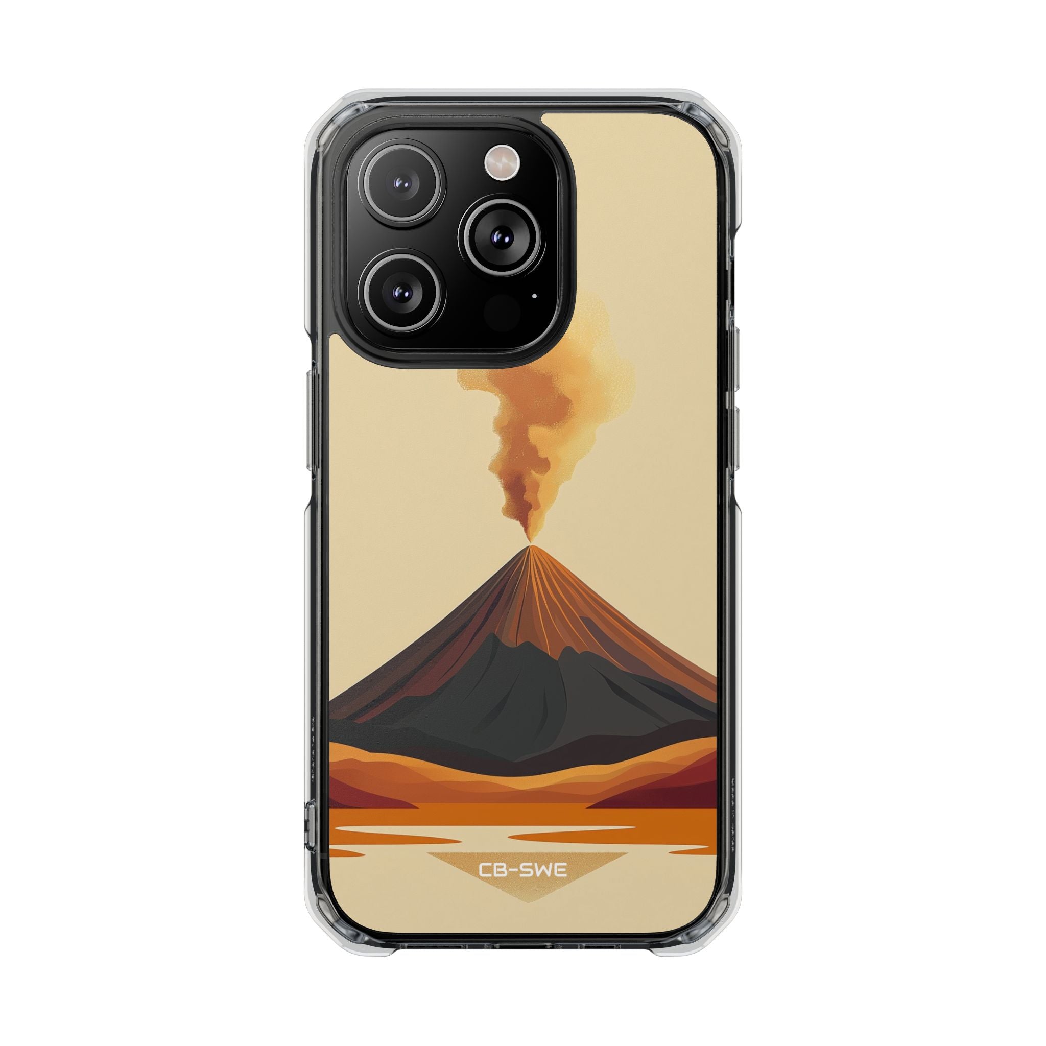 Volcano Erupts Brightly iPhone Case - Impact