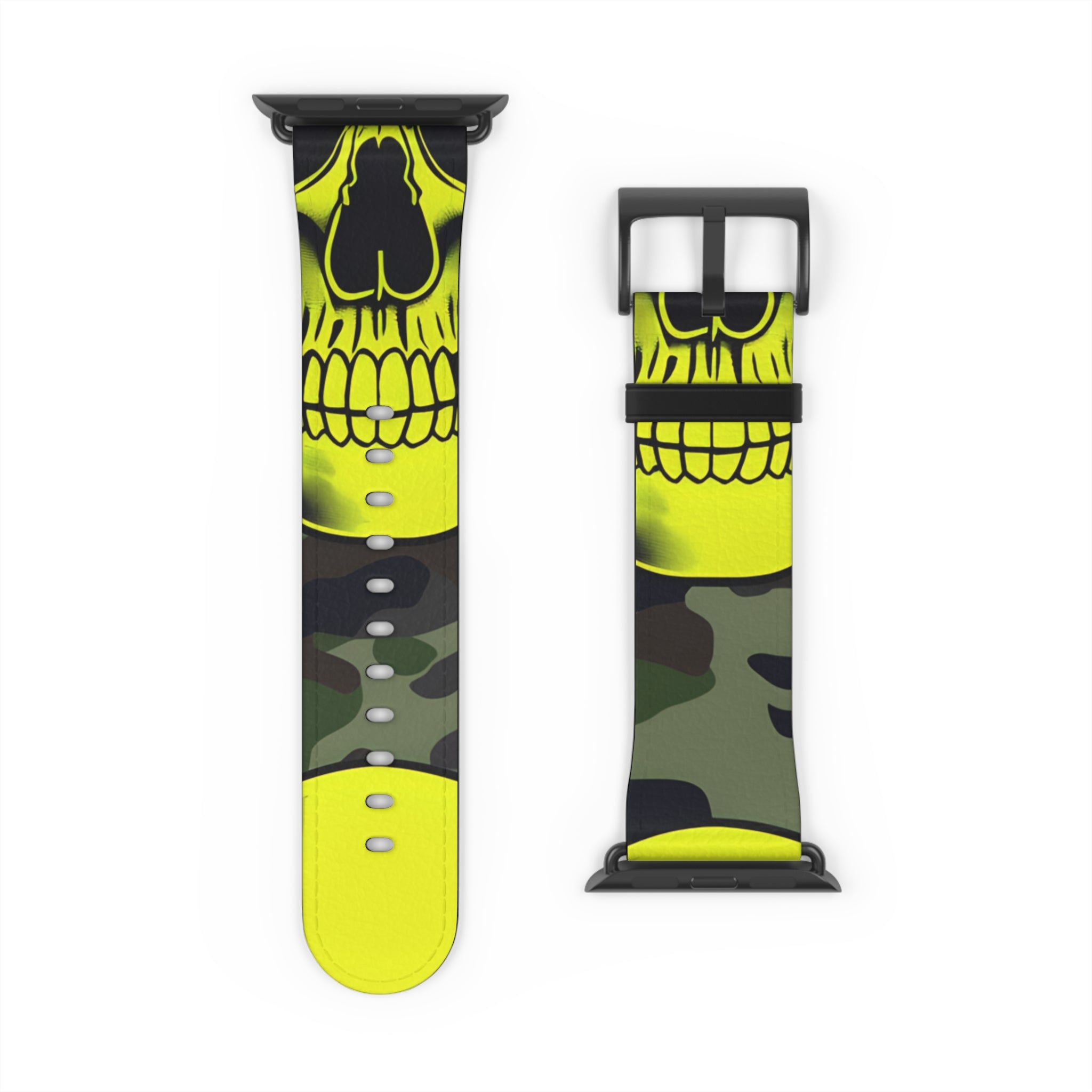 Neon Skull Camo - Watch Band