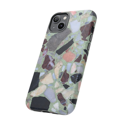 Terrazzo in Green - Protective Phone Case