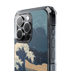 Oceanic Reverence – Handyhülle für iPhone (Clear Impact – Magnetisch)