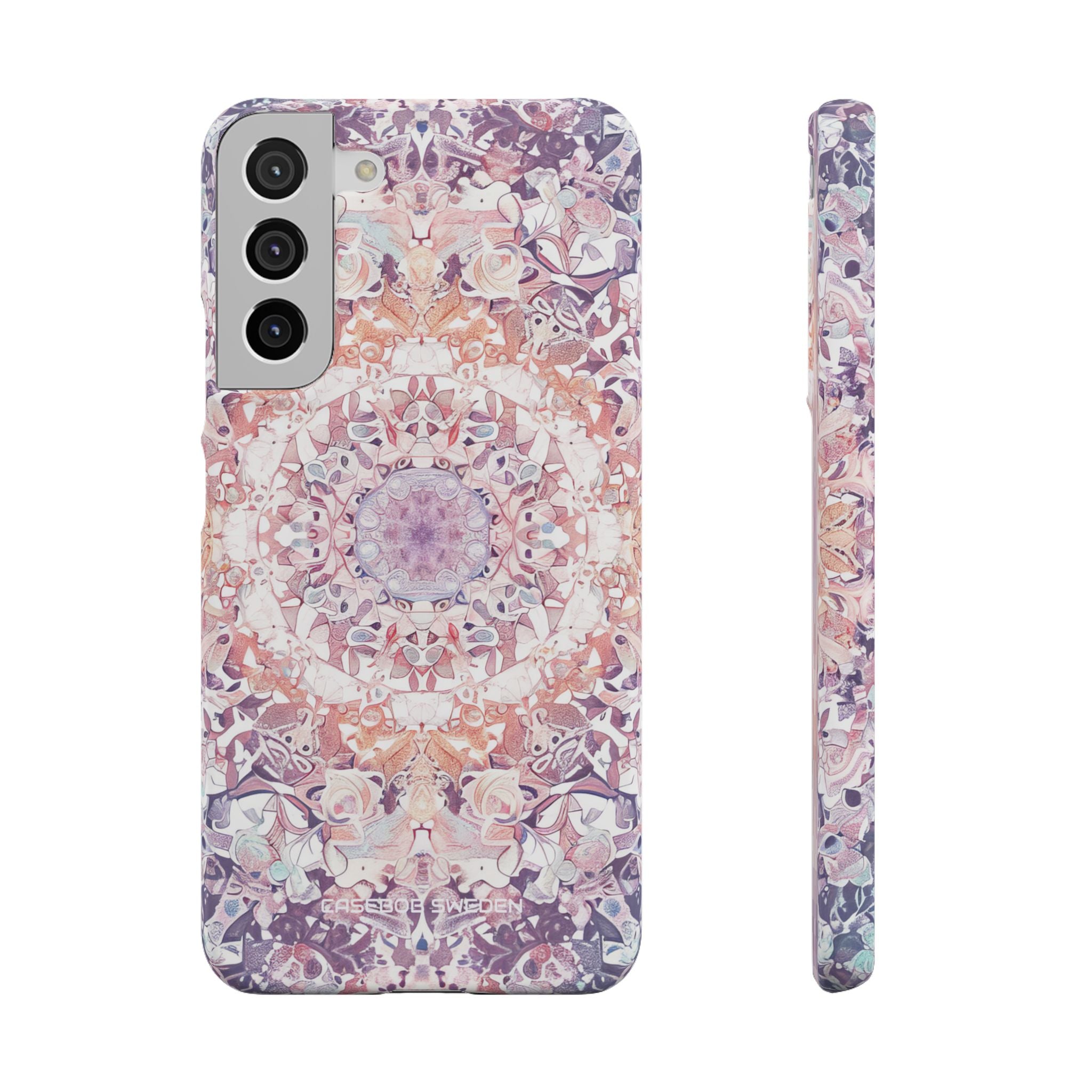 Purple Pink Mandala - Slim Samsung S22 Phone Case