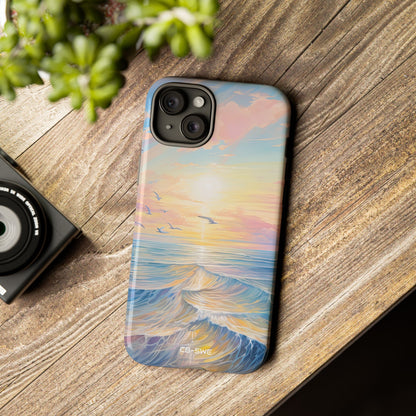 Gentle Waves Embrace - iPhone Case